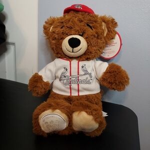 St.Louis Cardinals NWT Bear 12in Build A Bear WorkShop